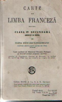 Carte de limba franceza pentru clasa IV secundara (Baieti si fete)