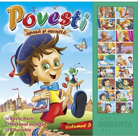 Carte cu sunete. Povesti, volumul 5