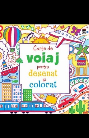 Carte de voiaj pentru desenat si colorat