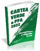 Cartea Verde a PFA : Contabilitatea şi obligaţiile fiscale