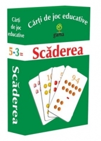 Carti de joc educative - Scaderea