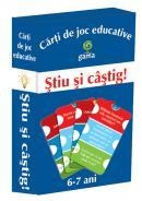 Carti de joc educative - Stiu si castig