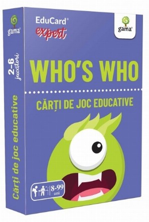 Carti de joc educative - Who's who