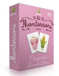 Carti de joc Montessori - Originea alimentelor