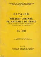 Catalog preturi unitare articole deviz