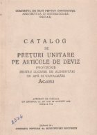 Catalog preturi unitare articoloe deviz