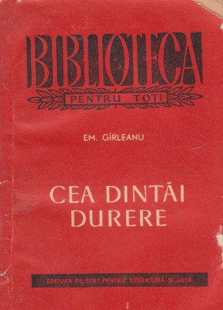 Cea dintai durere