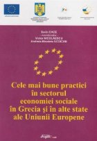 Cele mai bune practici in sectorul economiei sociale in Grecia si in alte state ale Uniunii Europene