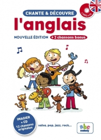 Chante & Decouvre L Anglais! Imagier + CD 10 chansons originales