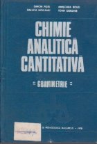 Chimie analitica cantitativa Gravimetrie