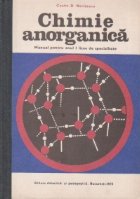 Chimie anorganica manual pentru anul