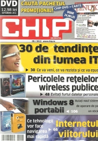 Chip cu DVD, Septembrie 2012 - 30 de tendinte din lumea IT