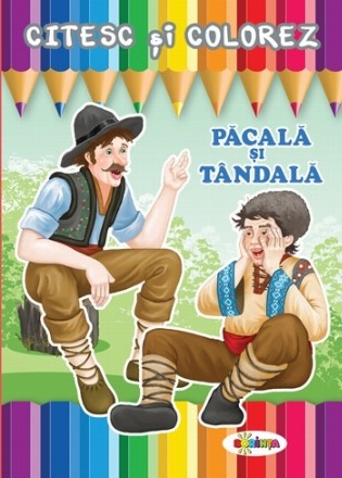 Citesc si colorez - Pacala si Tandala