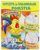 Citeste coloreaza povestea Spicusorul Lupul