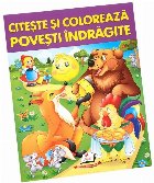 Citeste coloreaza Povesti indragite