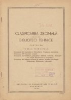 Clasificarea zecimala pentru biblioteci tehnice