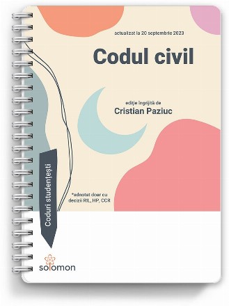 Codul civil : actualizat la 20 septembrie 2023