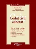 Codul civil adnotat Vol. I Art 1-649