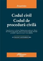 Codul civil,Codul de procedură civilă