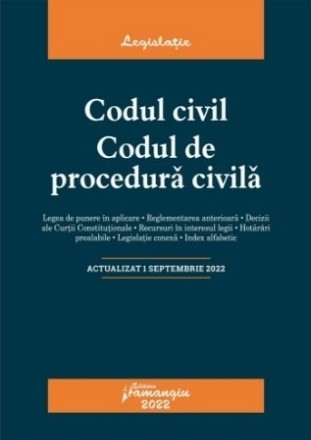 Codul civil,Codul de procedură civilă