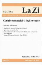 Codul consumului si legile conexe (actualizat la 25.04.2012). Cod 471