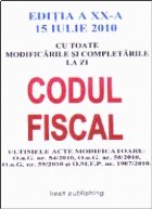 Codul fiscal -editia a XX-a actualizat 15 iulie 2010