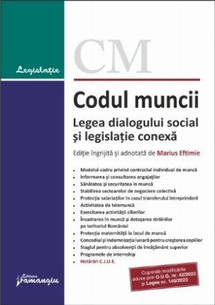 Codul muncii,Legea dialogului social şi legislaţie conexă