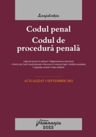 Codul penal şi Codul de procedură penală