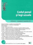 Codul penal si legi uzuale. Ad Litteram - Actualizat 24 septembrie 2012