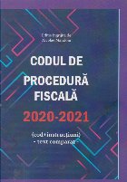 Codul procedură fiscală 2020 2021