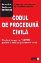 Codul de procedura civila - Culegere de acte normative