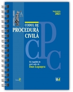 Codul de procedura civila, septembrie 2021, editie spiralata, tiparita pe hartie alba