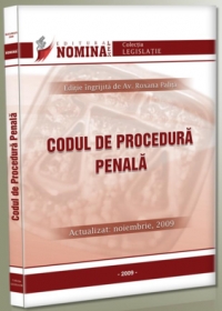 Codul de procedura penala (actualizat noiembrie 2009)