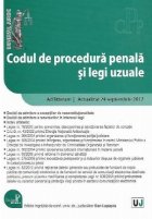 Codul de procedura penala si legi uzuale - Actualizat 24 septembrie 2012