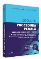 Codul de procedura penala: octombrie 2019. Editie tiparita pe hartie alba