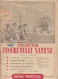 Colectia Tineretului Satesc, Ianuarie 1951