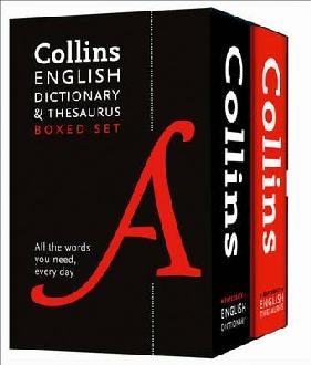 Collins English Dictionary and Thesaurus Boxed Set