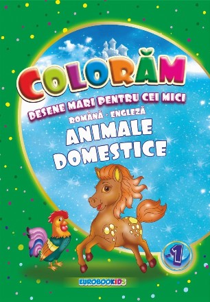 Coloram desene mari pentru cei mici. Animale domestice