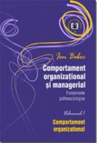 Comportament organizaţ ional ş managerial