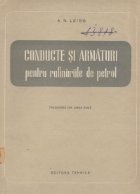 Conducte si armaturi pentru rafinariile de petrol (Traducere din limba rusa)