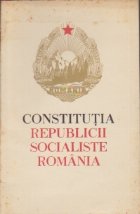 Constitutia Republicii Socialiste Romania