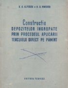 Constructia depozitelor ingropate prin procedeul aplicarii tencuielii direct pe pamint