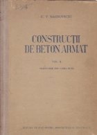 Constructii de beton armat, Volumele I si II (traducere din limba rusa)