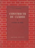 Constructii cladiri Volumul lea Lucrari