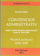 Contencios administrativ Legea contenciosului administrativ