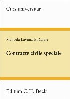 Contracte civile speciale Curs universitar