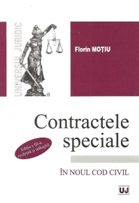 Contractele speciale - in noul Cod civil