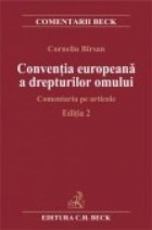 Conventia europeana drepturilor omului Comentariu