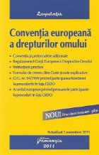 Conventia europeana a drepturilor omului - Actualizat 1 noiembrie 2011