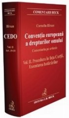 Conventia europeana drepturilor omului Volumul